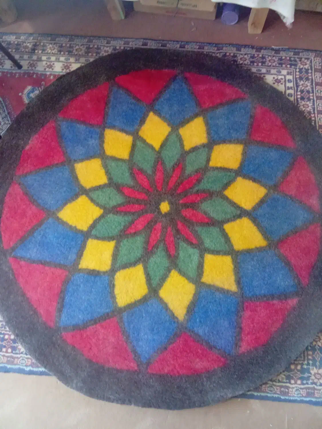 قالیچه نمدی|فرش|شهرکرد, |دیوار