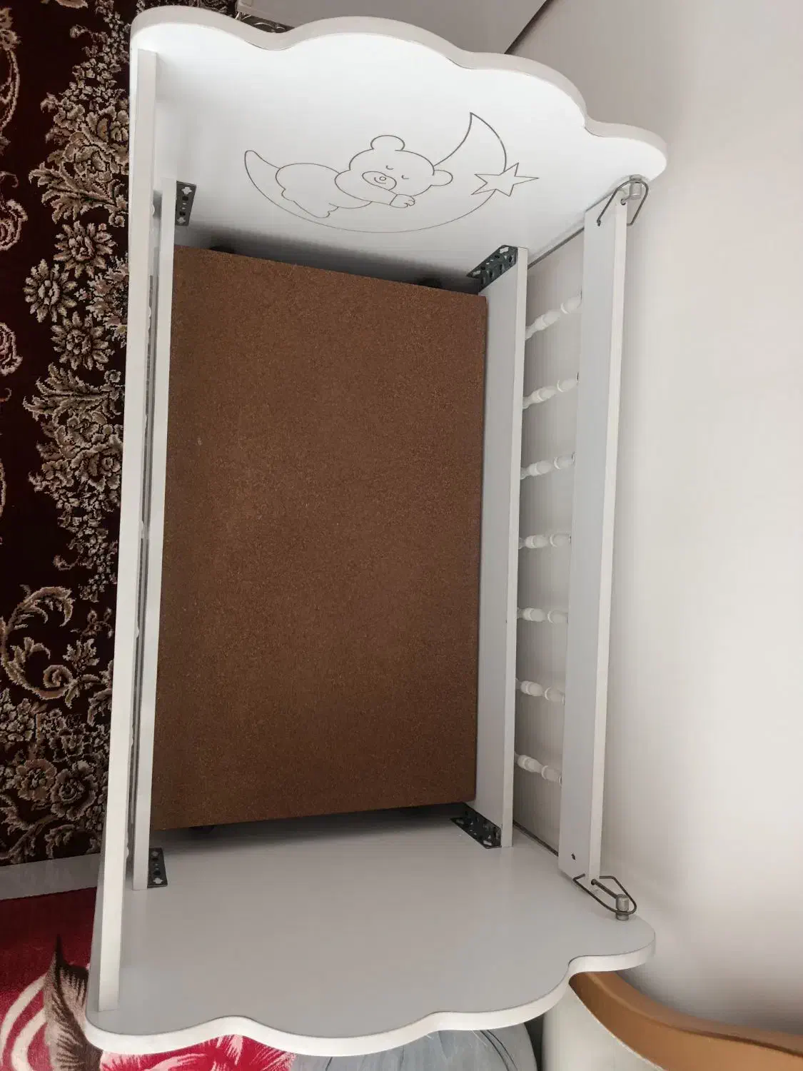 تخت خواب کنار مادر گهواره ای|تخت و سرویس خواب|ایلخچی, |دیوار