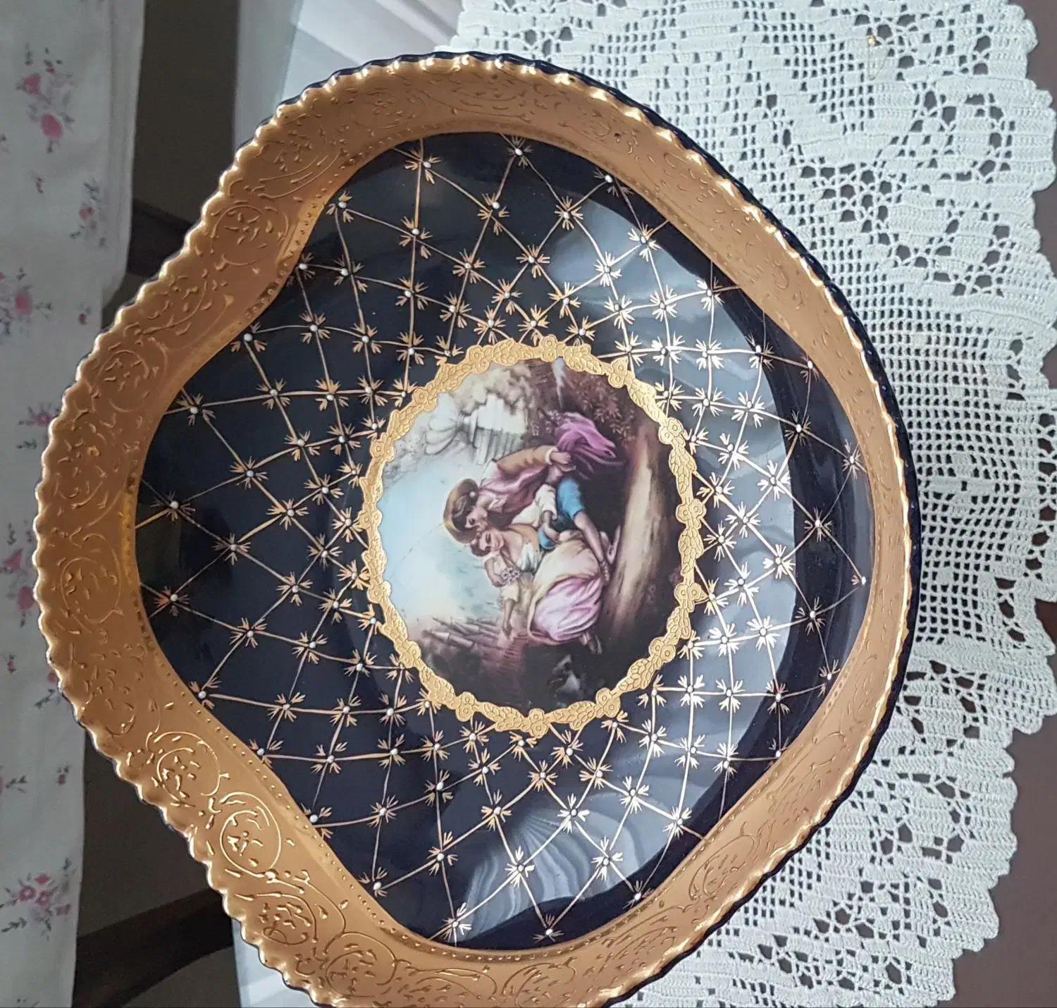 میوه خوری پایه دار سرمه ای|ظروف سرو و پذیرایی|تهران, درکه|دیوار