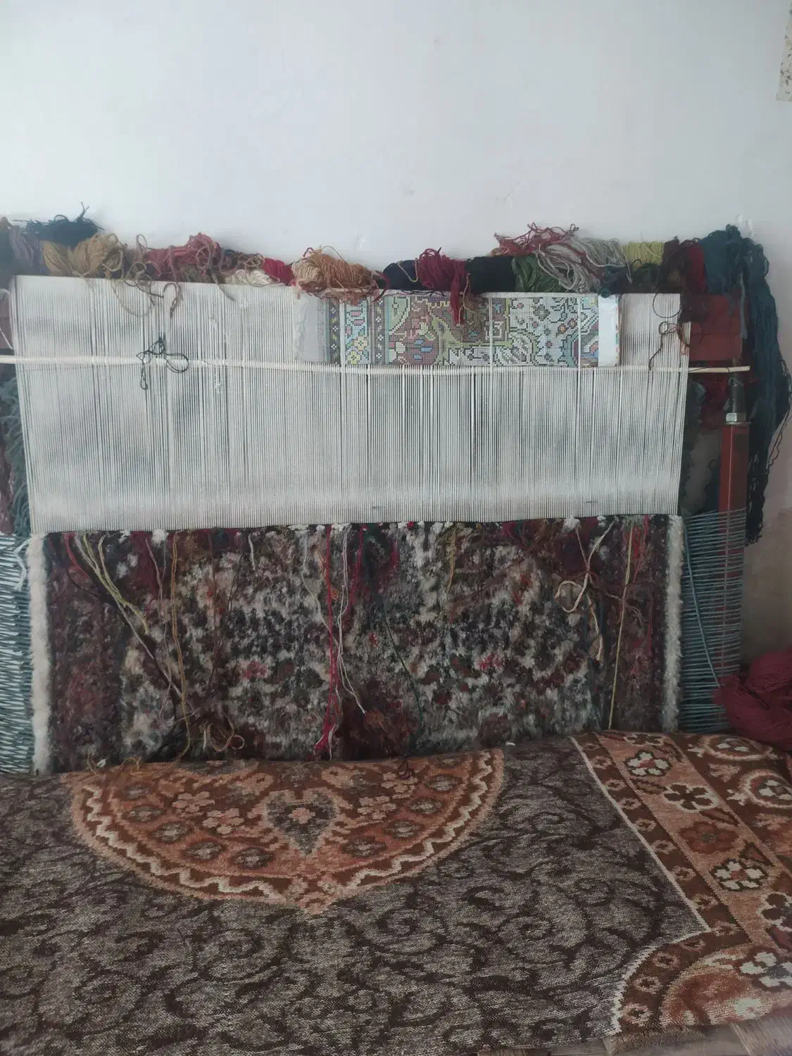 فرش دستبافت نصفه|فرش|میاندوآب, |دیوار