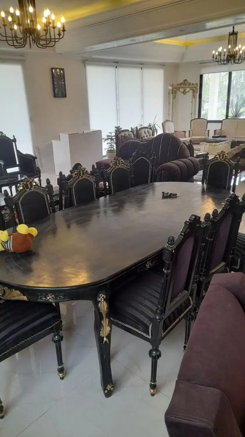 غذاخوری ۸ نفره قصر چوبی|میز و صندلی غذاخوری|ارومیه, |دیوار