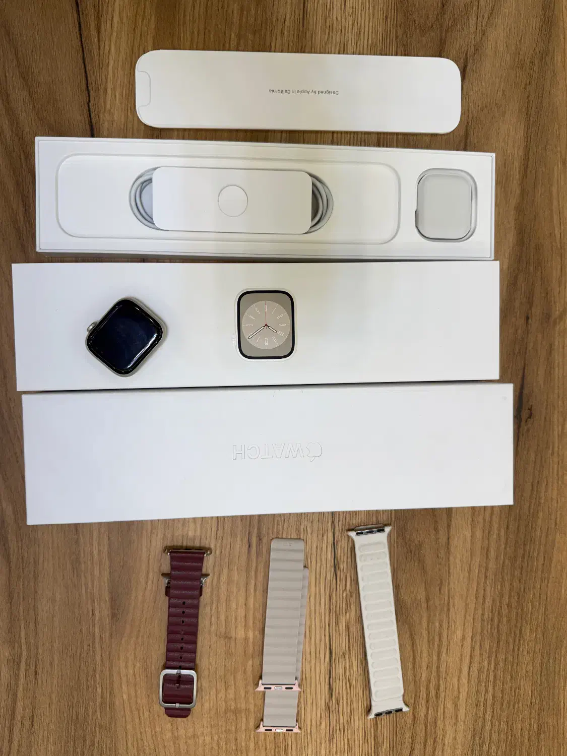 اپل واچ سری ۸ ۴۱ استارلایت apple watch 8 41m|ساعت|تهران, فردوس|دیوار