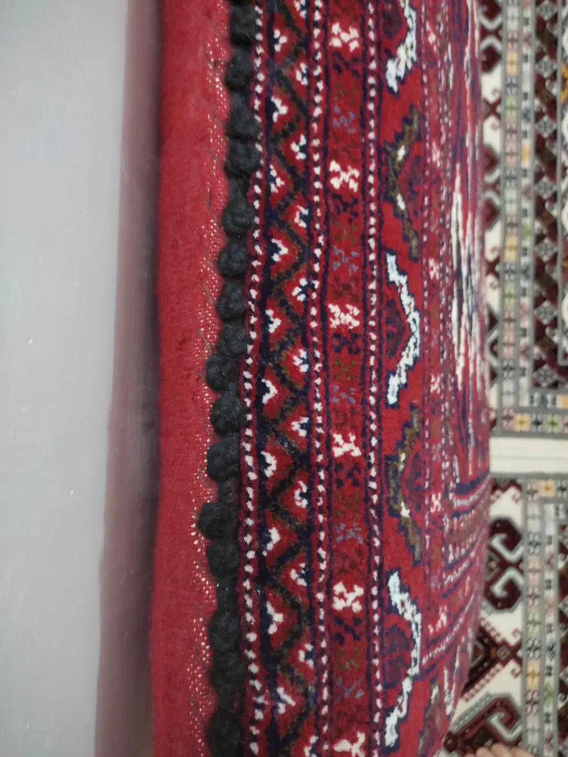 پشتی دستباف ترکمن|پشتی|گنبد کاووس, |دیوار