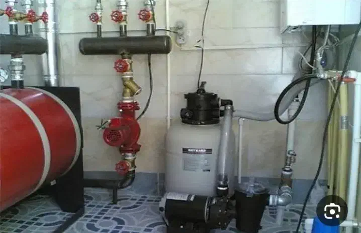 نصب و اجرای تسفیه و اب گرم استخر|آبگرمکن، پکیج، شوفاژ|هشتگرد, سیف آباد|دیوار