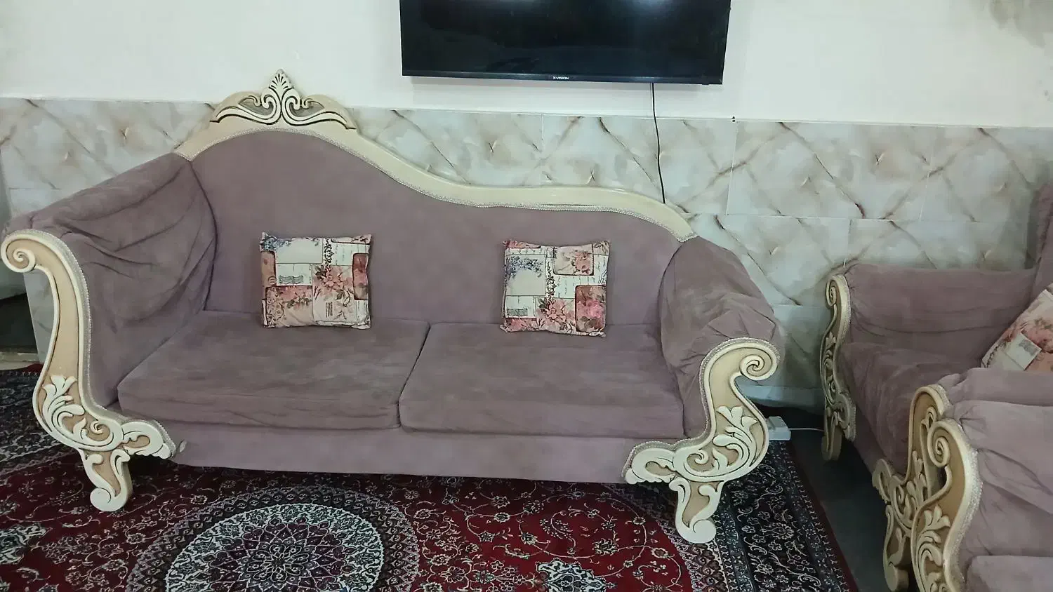 مبل هفت نفره|مبلمان خانگی و میز عسلی|اشتهارد, |دیوار