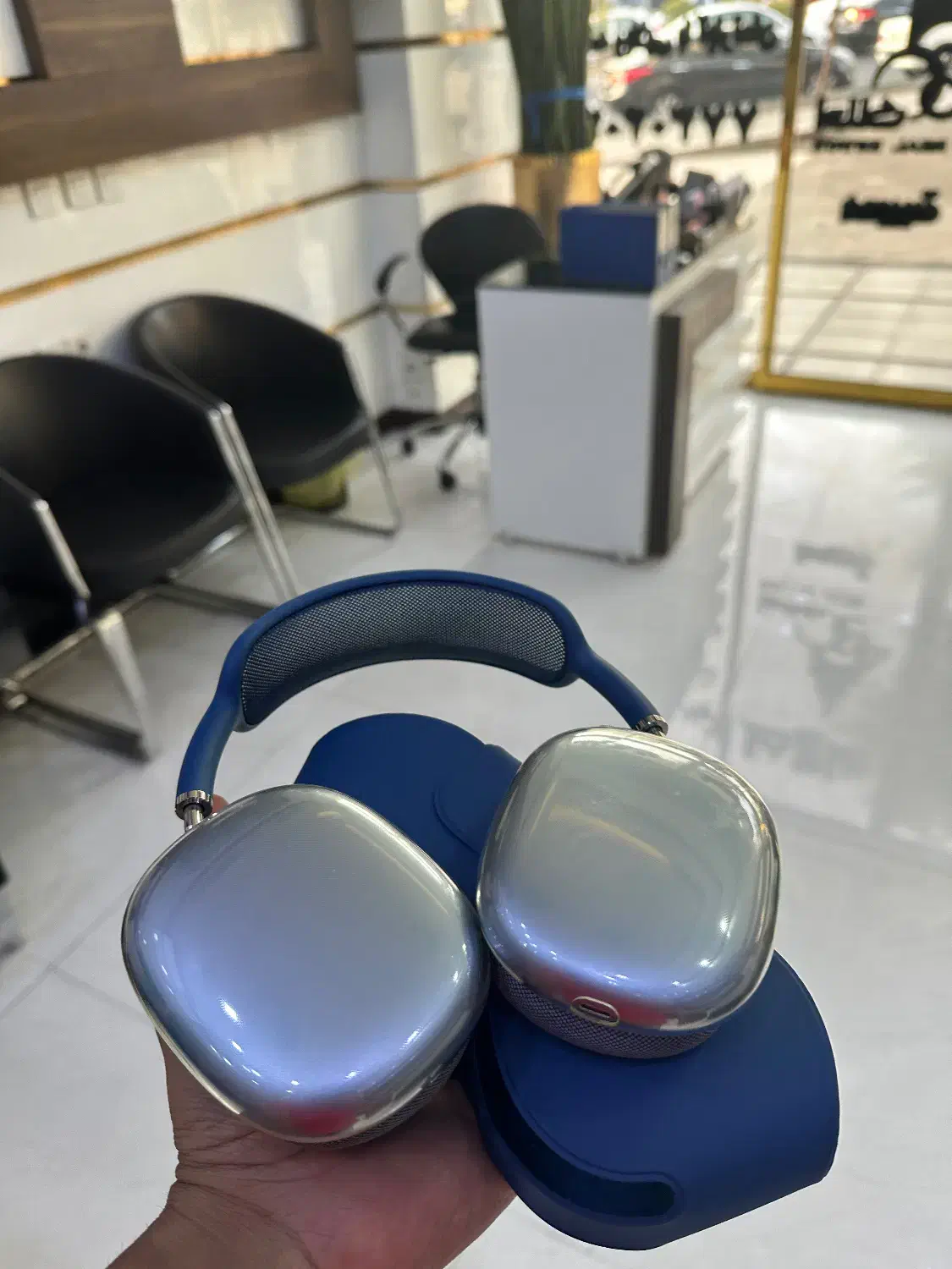 Apple AirPods Max blue|لوازم جانبی موبایل و تبلت|تهران, فرمانیه|دیوار