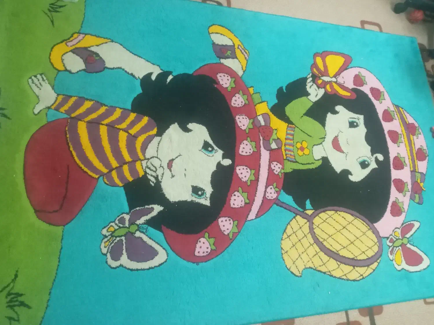 گلیم فرش کودک ۴متری|گلیم، جاجیم، گبه|دزفول, |دیوار