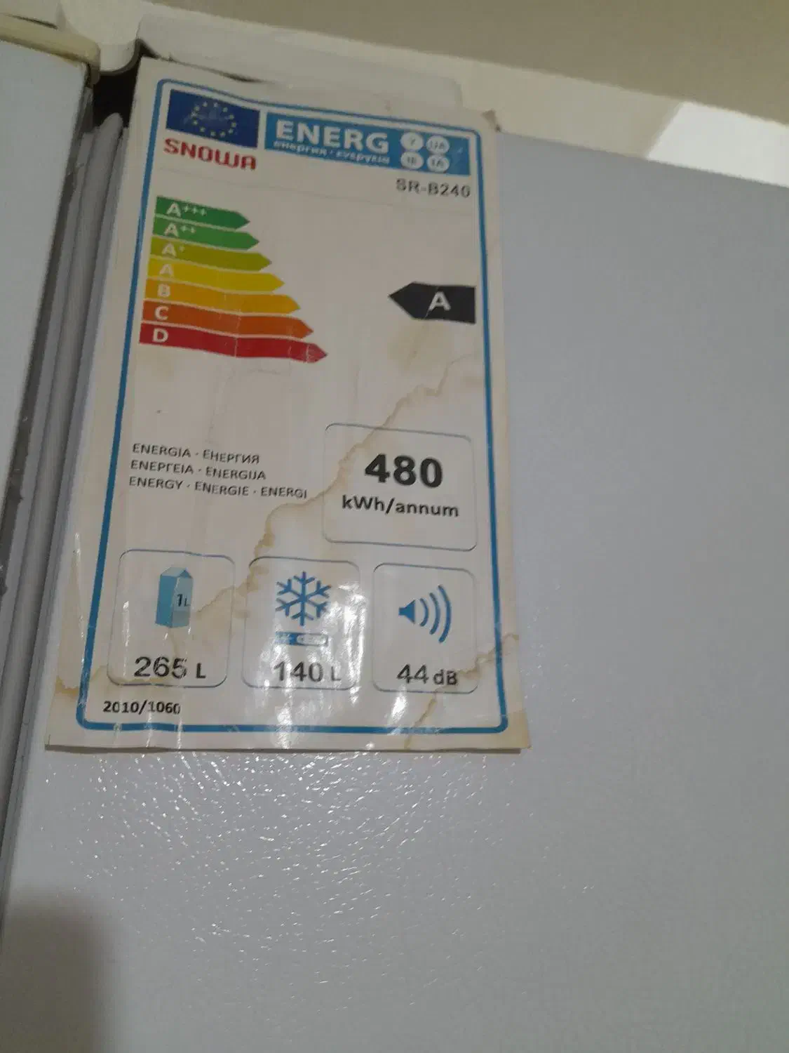 یخچال  اسنوا تمیز بدون هیچ مشکلی|یخچال و فریزر|مشهد, شهرک ابوذر|دیوار