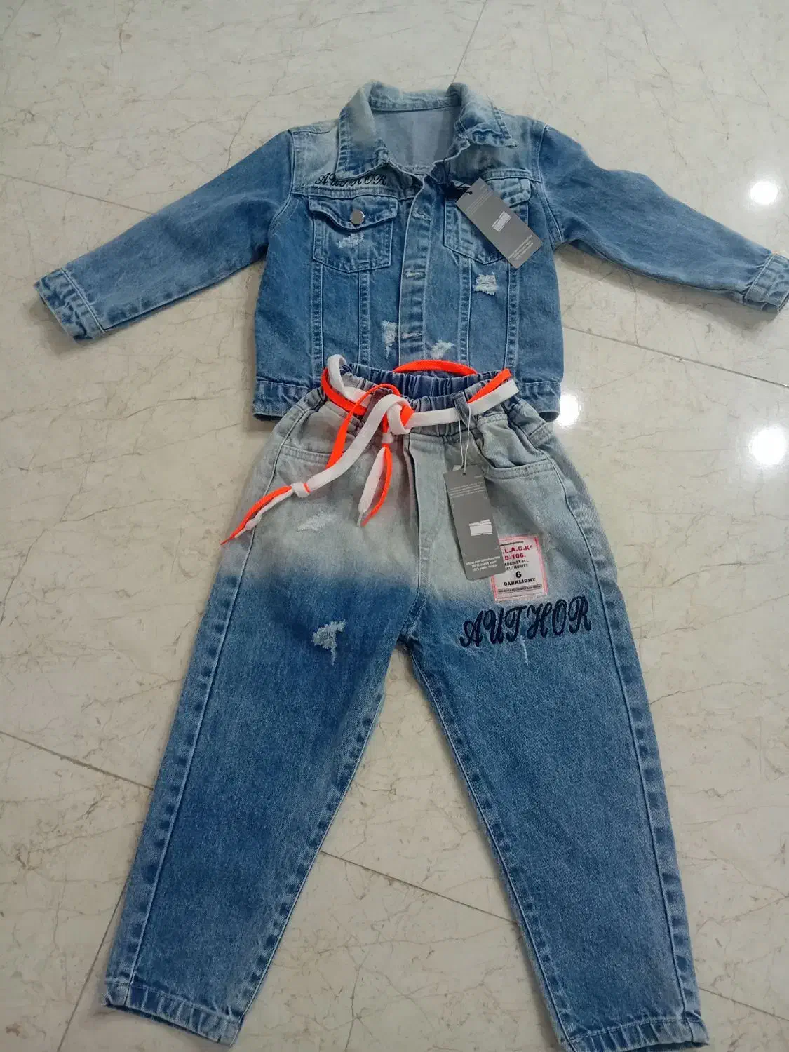 ست کت و شلوار جین|کفش و لباس بچه|رشت, شهرک قدس|دیوار