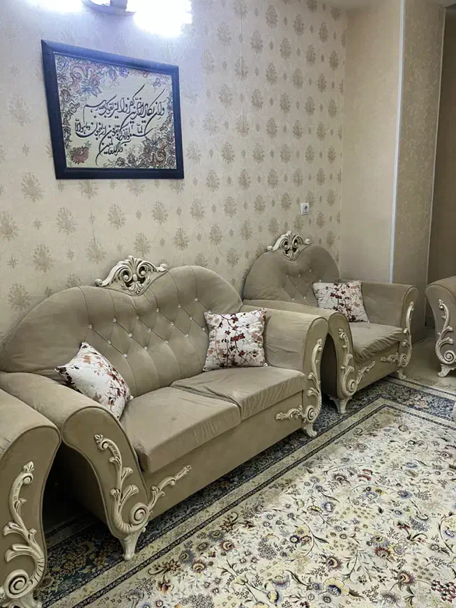 مبل ۷ نفره|مبلمان خانگی و میز عسلی|محمدیه-قزوین, |دیوار