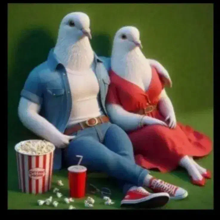 سبز|پرنده|درمیان, |دیوار