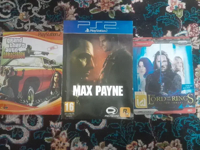 ۳ عدد نوار پلی استیشن ۲|کنسول، بازی ویدئویی و آنلاین|دیواندره, |دیوار