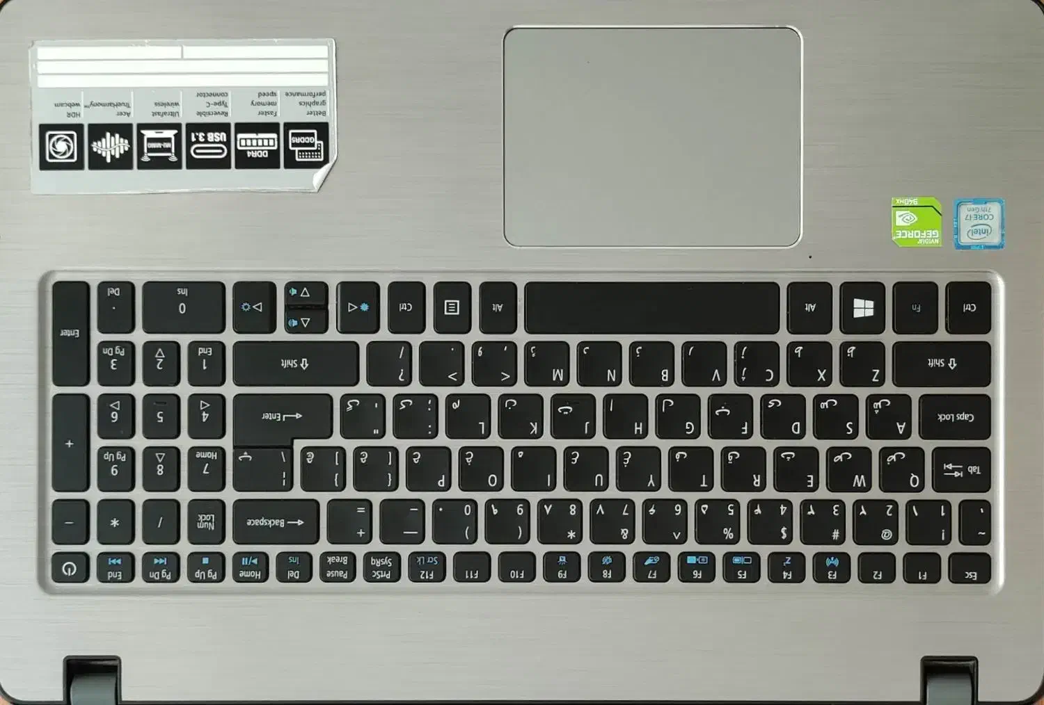 لپ‌تاپ Acer Aspire F5-573G|رایانه همراه|شیراز, کوی زهرا|دیوار