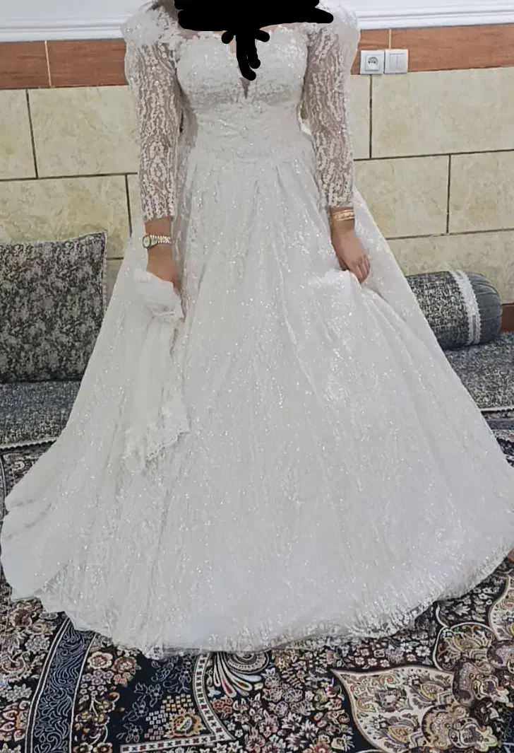 لباس عروس(فروش فوری)|لباس|کهنوج, |دیوار