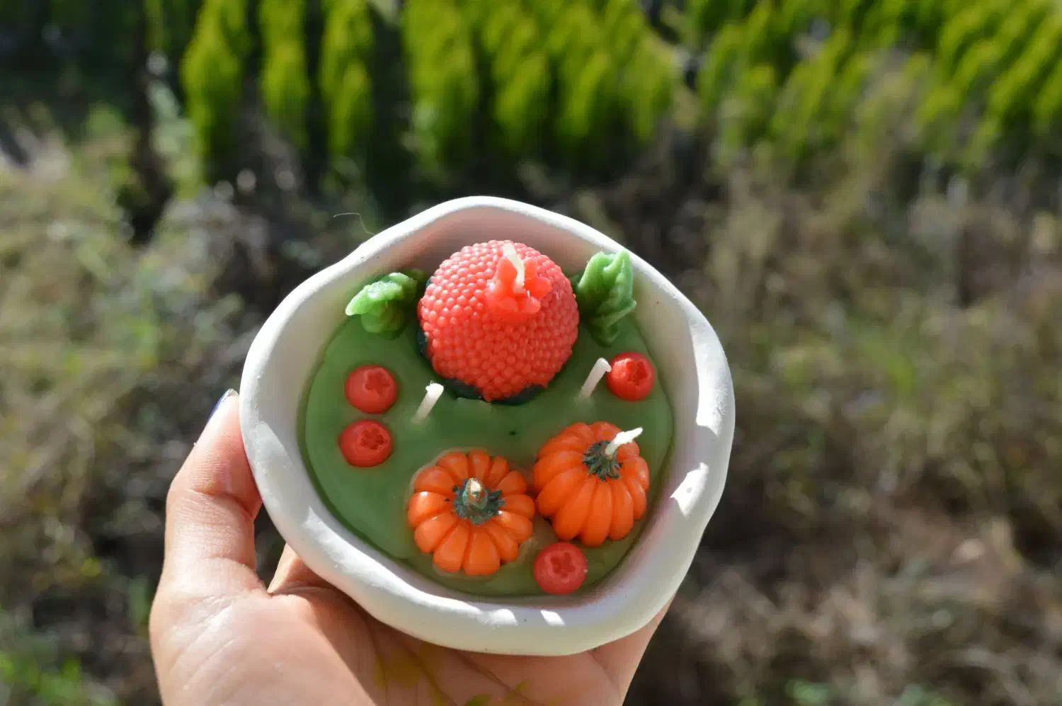 شمع های یلدایی|صنایع دستی و سایر لوازم تزئینی|عباسآباد, |دیوار