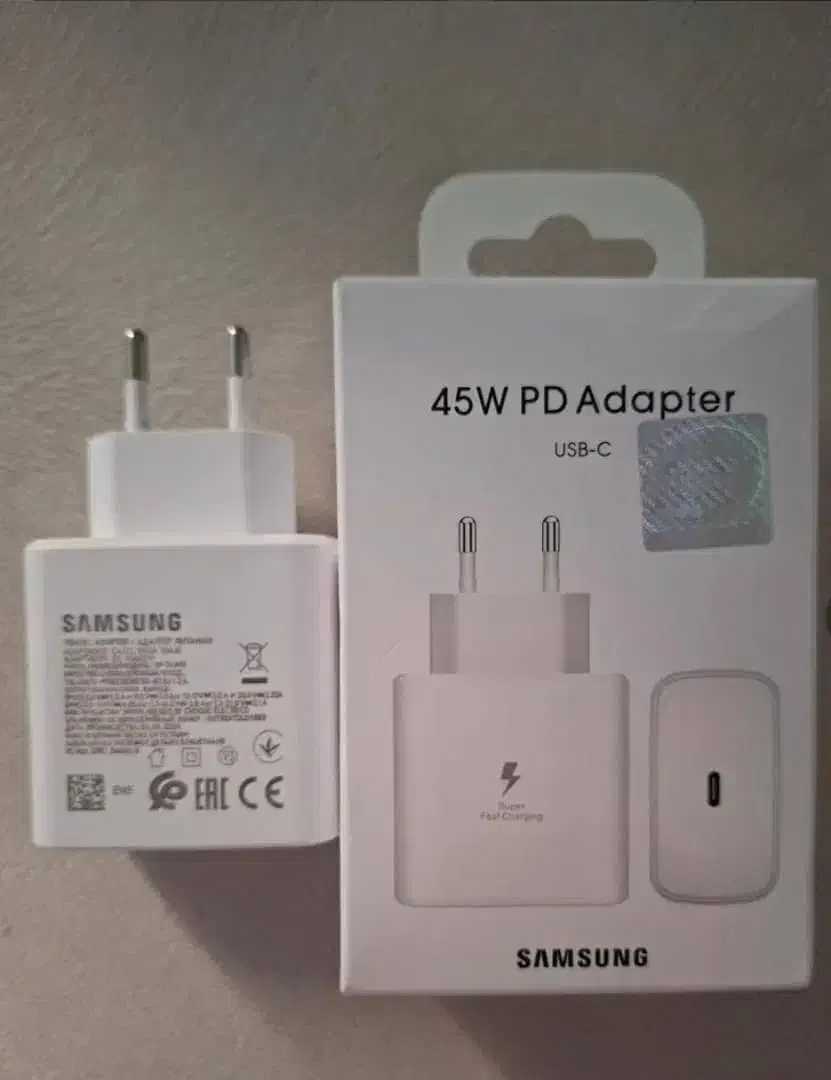 آدابتور ۴۵ وات اصلی سامسونگ|لوازم جانبی موبایل و تبلت|تهران, هفت چنار|دیوار