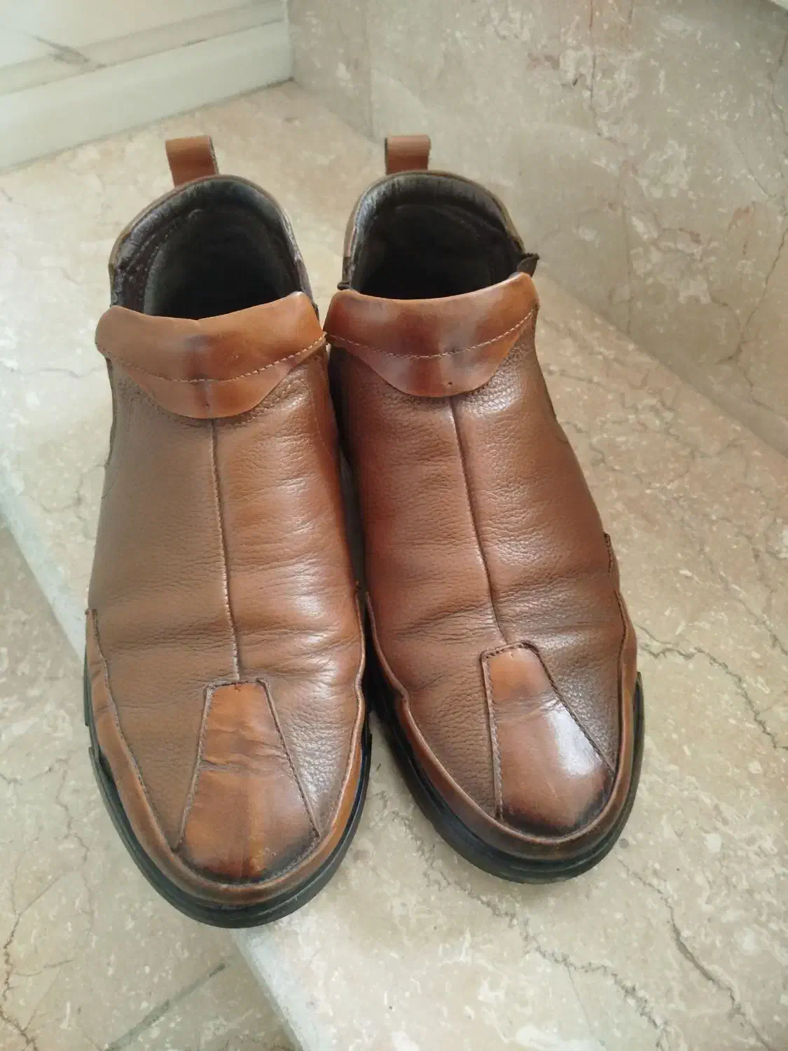 بوت چرم طبیعی سایز 41|کیف، کفش، کمربند|پاکدشت, پاکدشت (مامازند)|دیوار