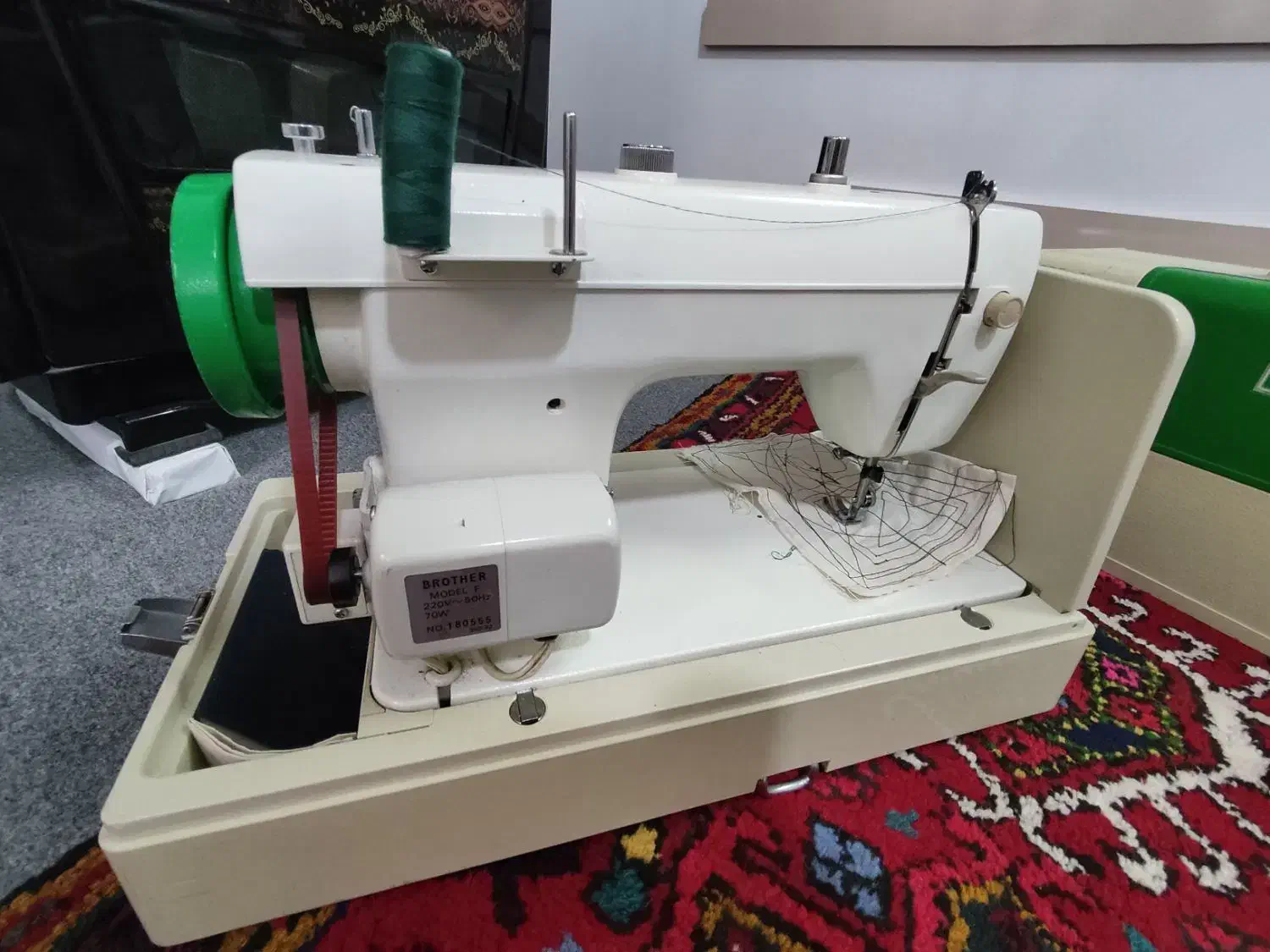 چرخ خیاطی برادر اصل ژاپن فلزی در حد نو نو|چرخ خیاطی و ریسندگی|اهر, |دیوار