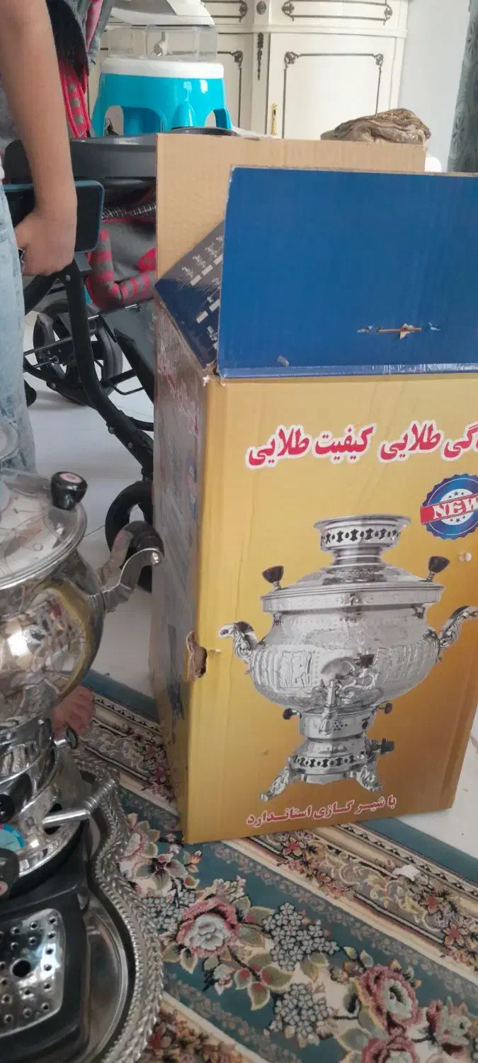 سماور گازی آکبند|سماور، چای‌ساز، قهوه‌ساز|تهران, سلسبیل جنوبی|دیوار