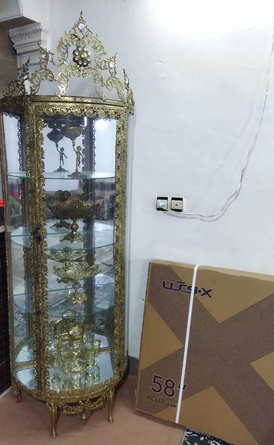 بوفه تمام برنج|بوفه، ویترین، کنسول|بروجرد, |دیوار