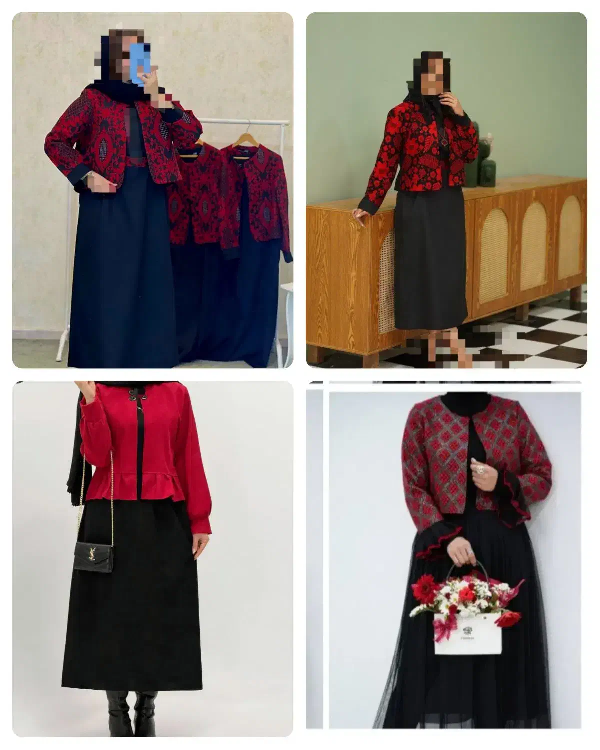 کت سارافون کت دامن یلدایی دخترانه زنانه ۳۶ تا ۴۶|لباس|قم, علی آباد سعدگان|دیوار