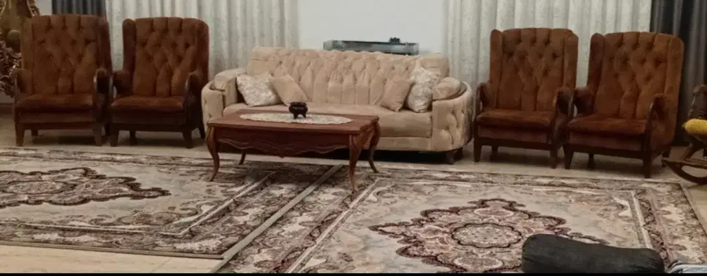 مبل راحتی به همراه میز ناهارخوری|مبلمان خانگی و میز عسلی|ورامین, ورامین|دیوار