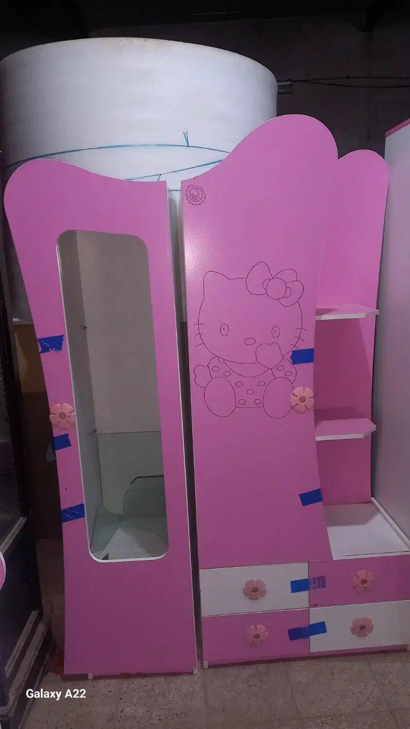 سرویس خواب بچه چرخ خیاطی|تخت و سرویس خواب|شاهرود, |دیوار