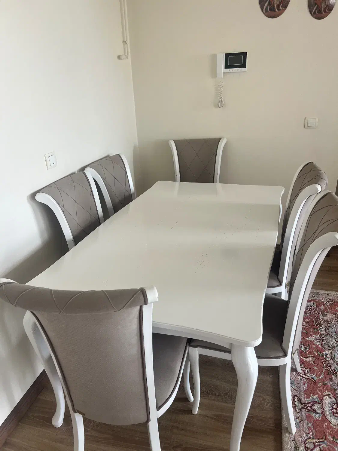 میز ناهار خوری ۶نفره|میز و صندلی غذاخوری|تبریز, |دیوار