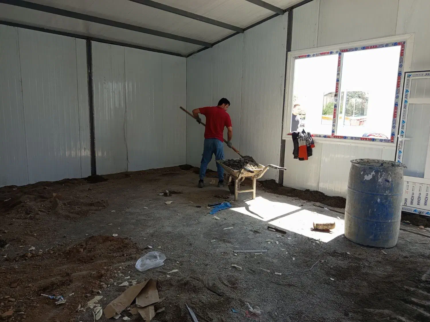 اجرای کانکس ساندویچ پانل|مصالح و تجهیزات ساختمان|خمینیشهر, |دیوار