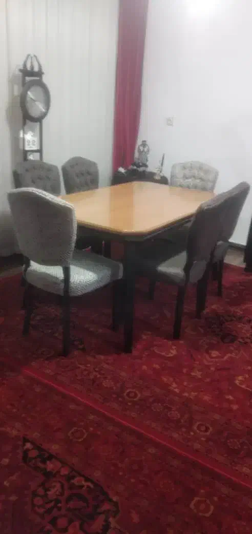 میز ناهار خوری مبله ۶ نفره|میز و صندلی غذاخوری|مشگین شهر, |دیوار