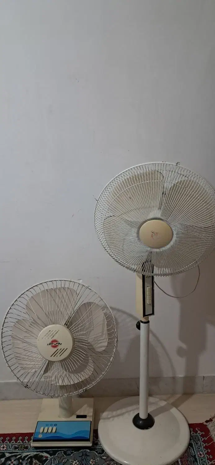 دوعدد پنکه|پنکه و تصفیهکنندهٔ هوا|رشت, گلسار|دیوار