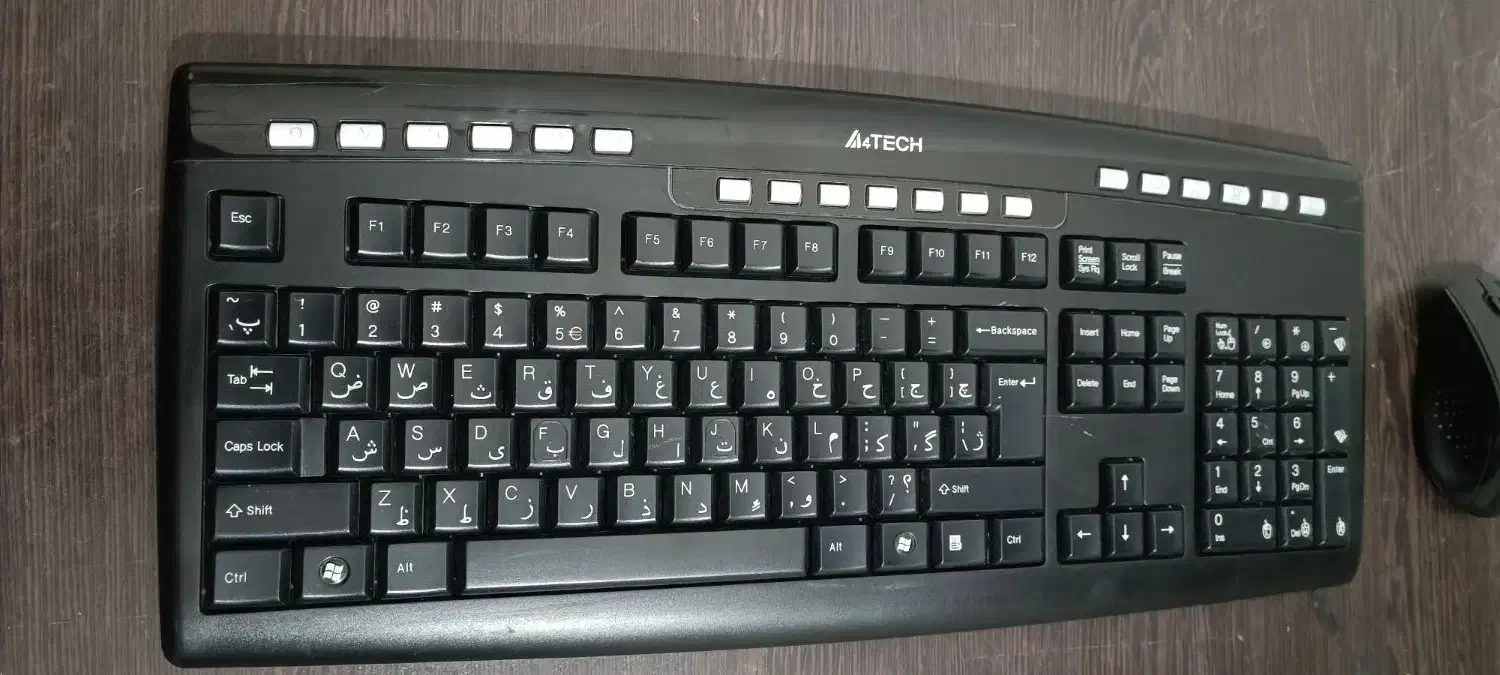 کیبورد ماوس بی سیم A4TECH|قطعات و لوازم جانبی رایانه|قزوین, |دیوار