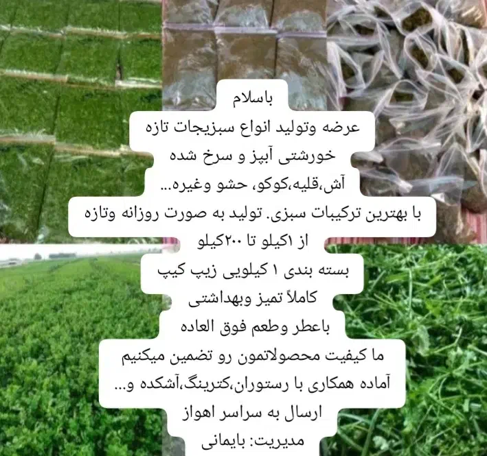 سبزیجات تازه|خوردنی و آشامیدنی|اهواز, دغاغله|دیوار