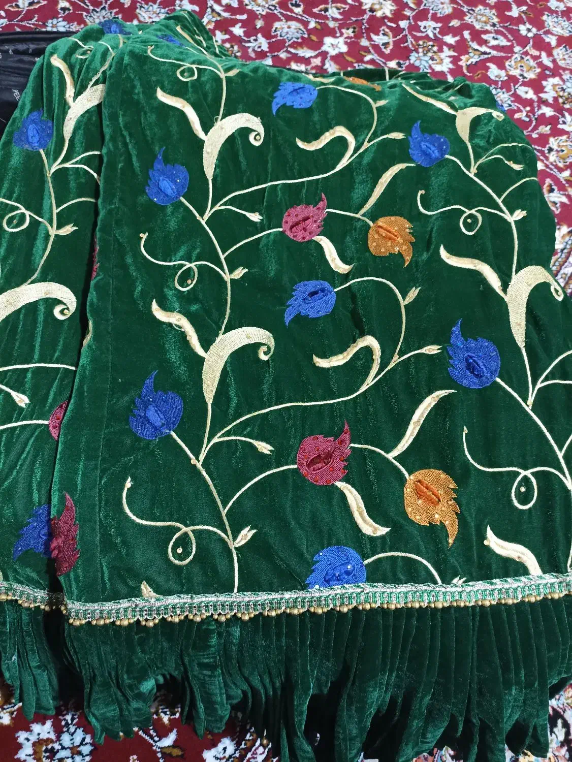 لباس محلی سبز خوش رنگ تا سایز 50|لباس|یاسوج, |دیوار