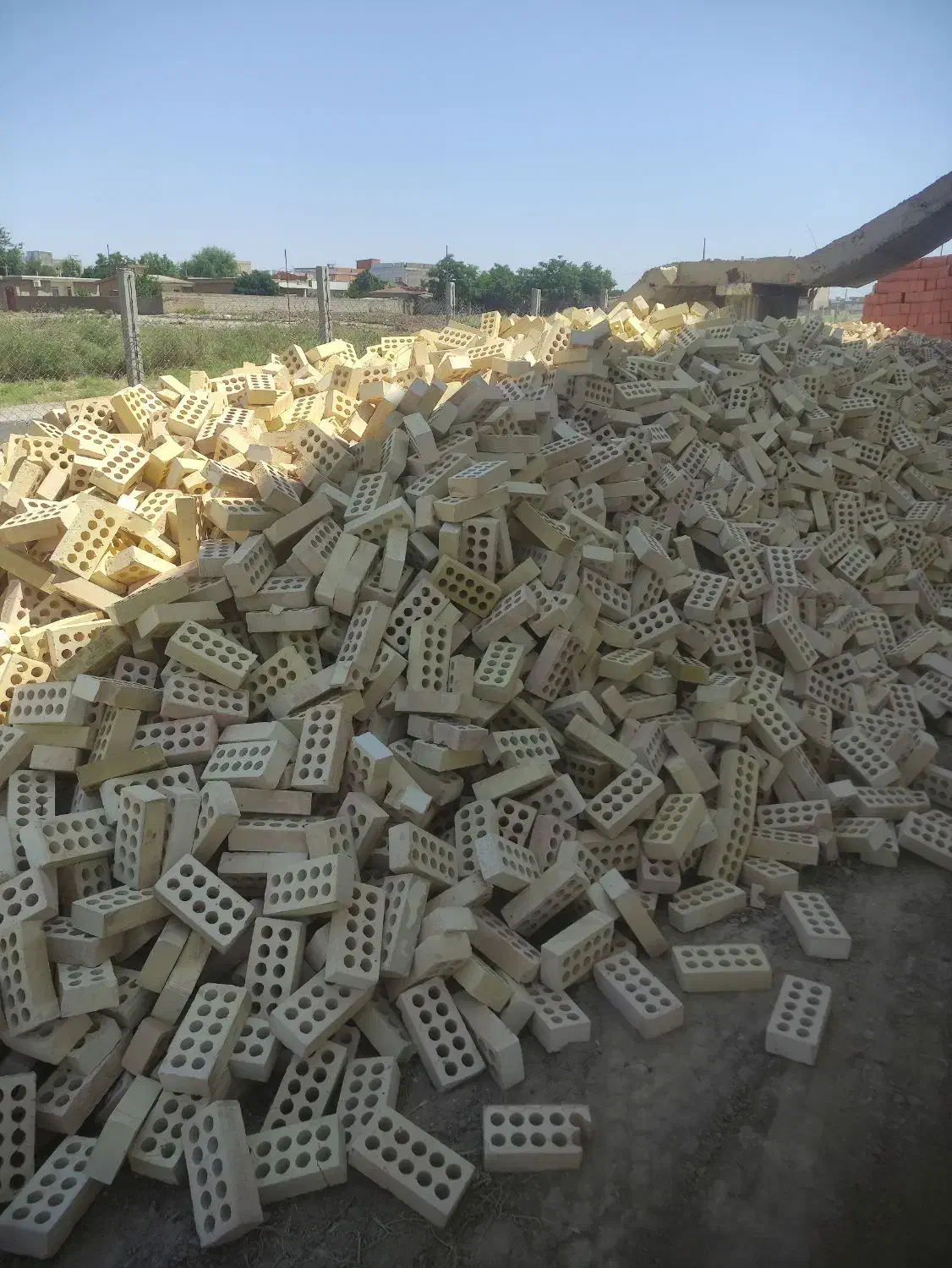 انواع آجر ده سوراخ|مصالح و تجهیزات ساختمان|آزادشهر, |دیوار