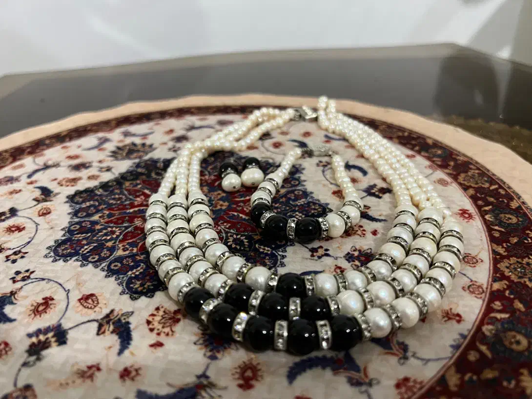 گردنبند مروارید اصل (ست) پرورشی|جواهرات|ارومیه, |دیوار