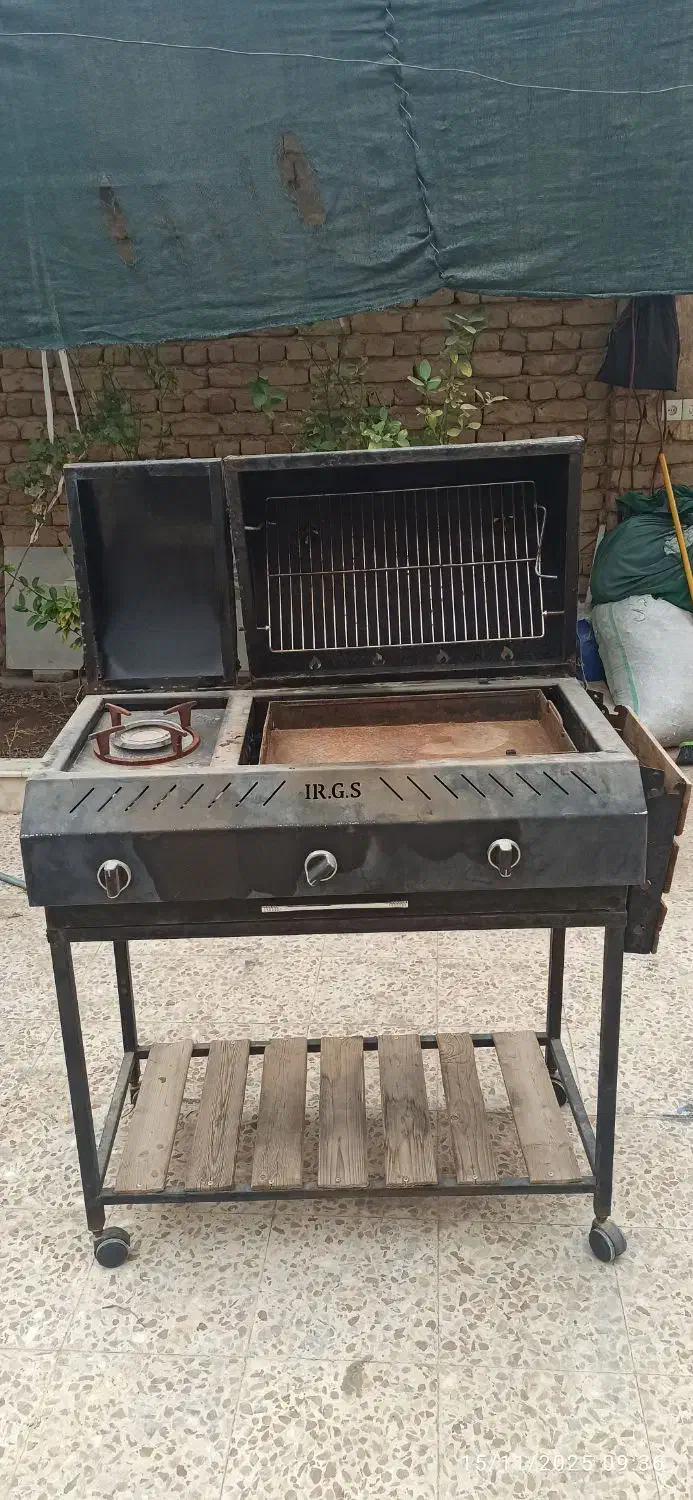 منقل گازی حیاطی|اجاق گاز و لوازم برقی پخت‌وپز|آران و بیدگل, |دیوار