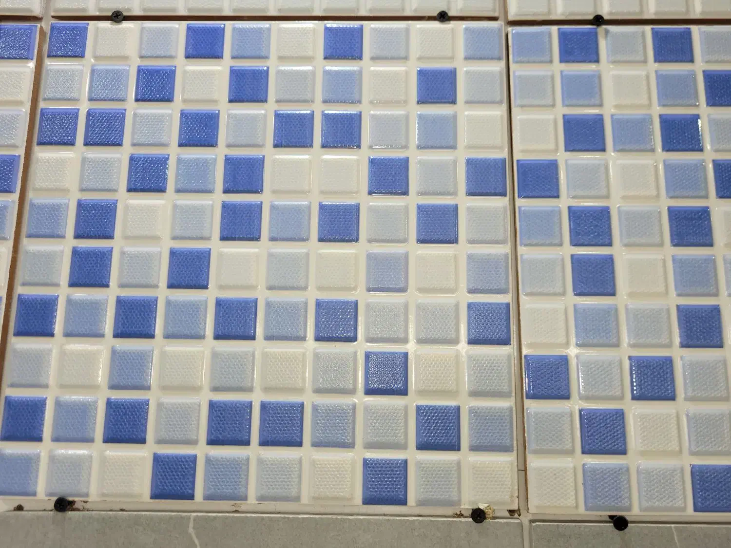 سرامیک ۳۰×۳۰ کف سرویس مینو آبی|عمده‌فروشی|مشهد, کشاورز|دیوار