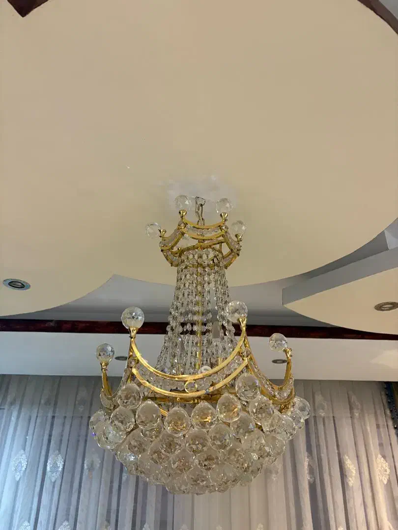فروش لوستر مدل تاج|لوستر و چراغ آویز|قزوین, |دیوار
