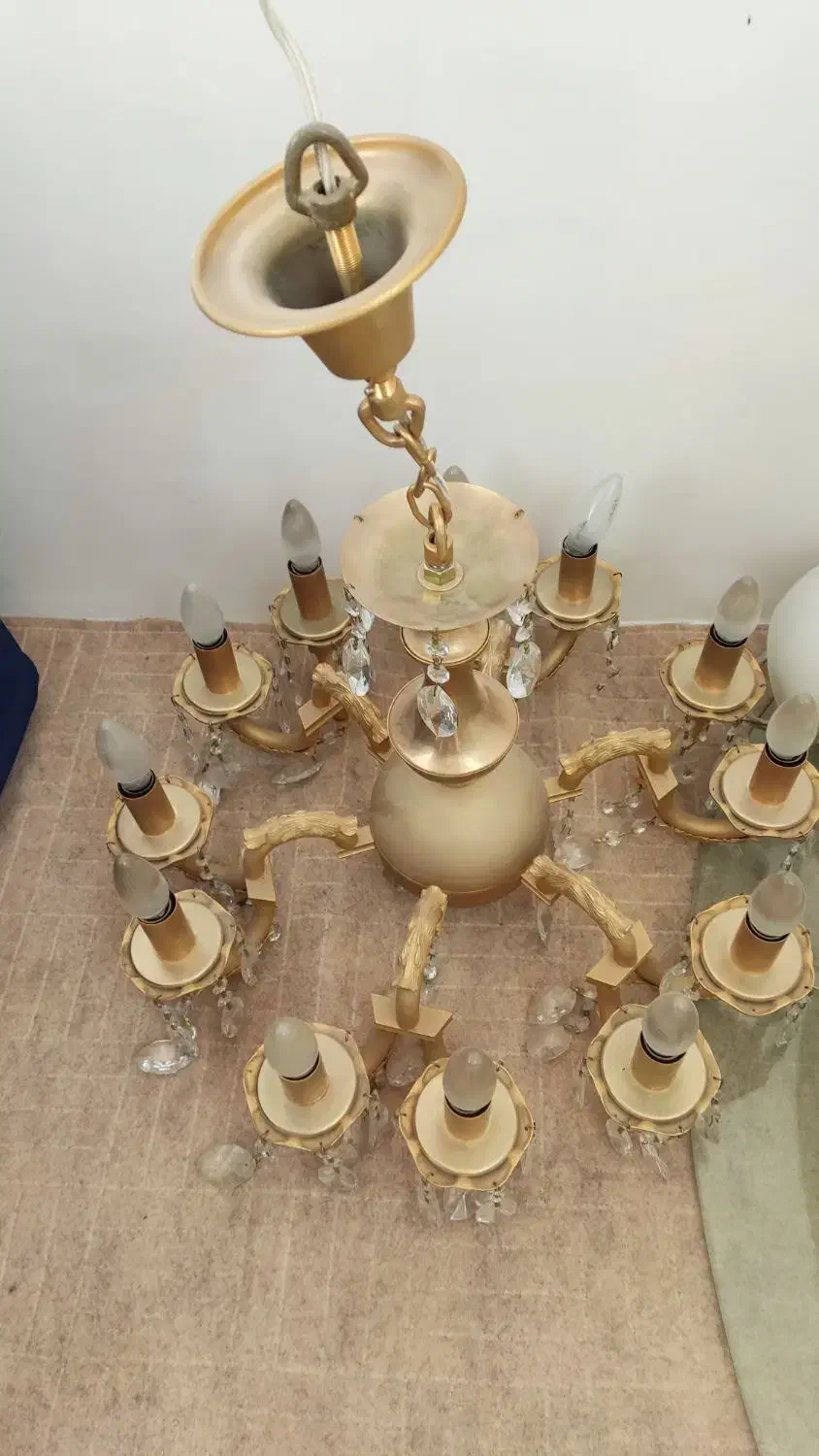 لوستر|لوستر و چراغ آویز|خوی, |دیوار