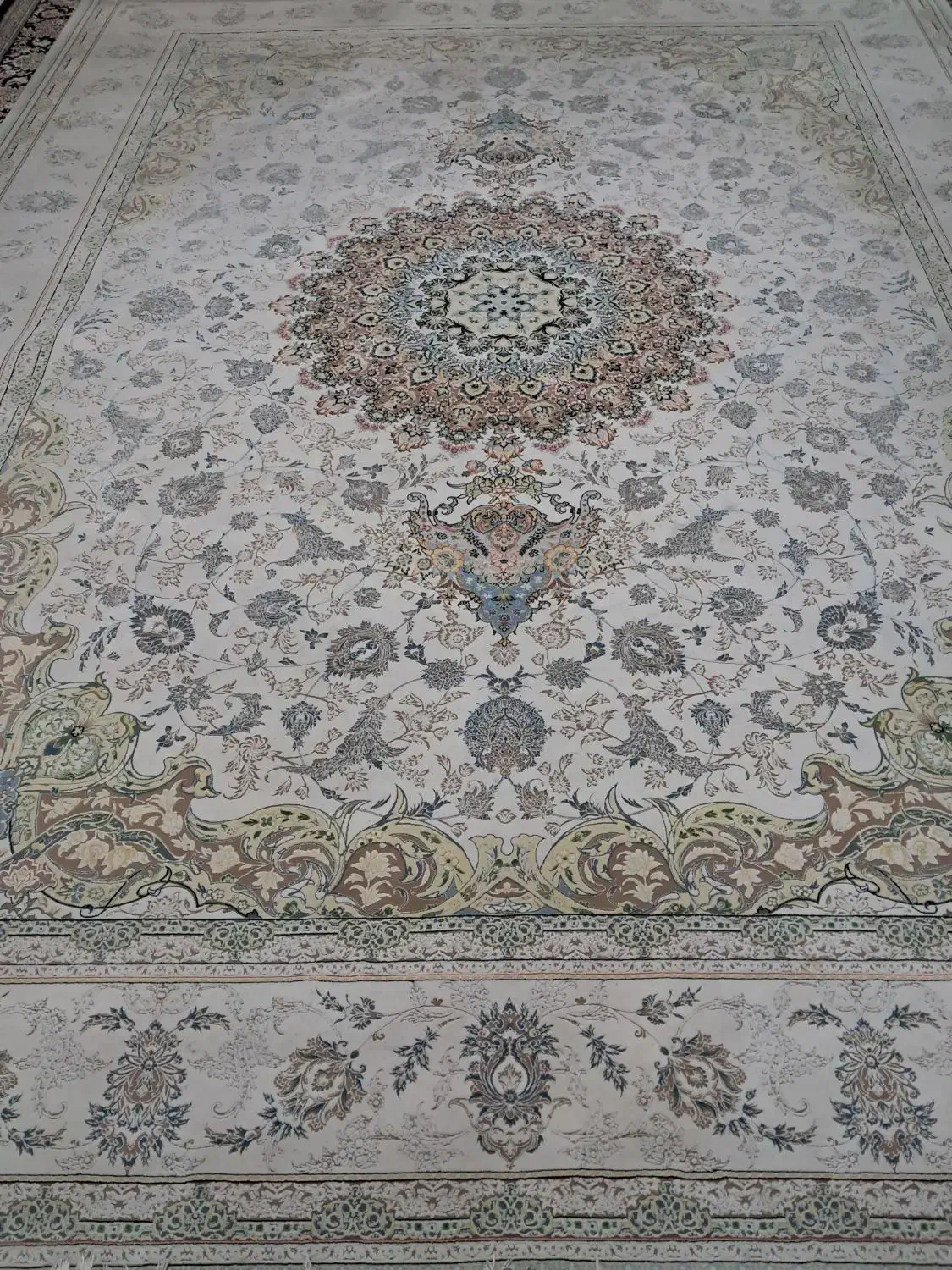 یک جفت فرش 12متری 1200شانه یلدای کویر کاشان|فرش|ورامین, شهرک مدرس|دیوار