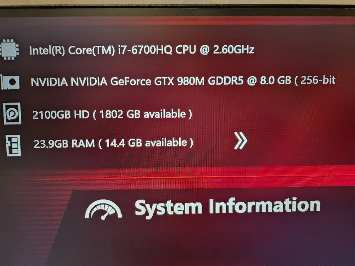 لپتاپ asus gl502vy 980 8gb 24gb ram|رایانه همراه|کرج, گوهردشت|دیوار