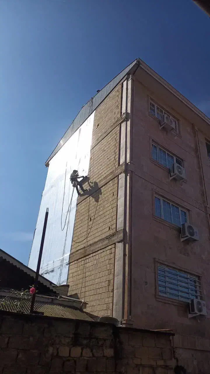 نصب ایزوگام با طناب راپل اجرا عایق رطوبتی نانو نما|خدمات پیشه و مهارت|رشت, منظریه|دیوار