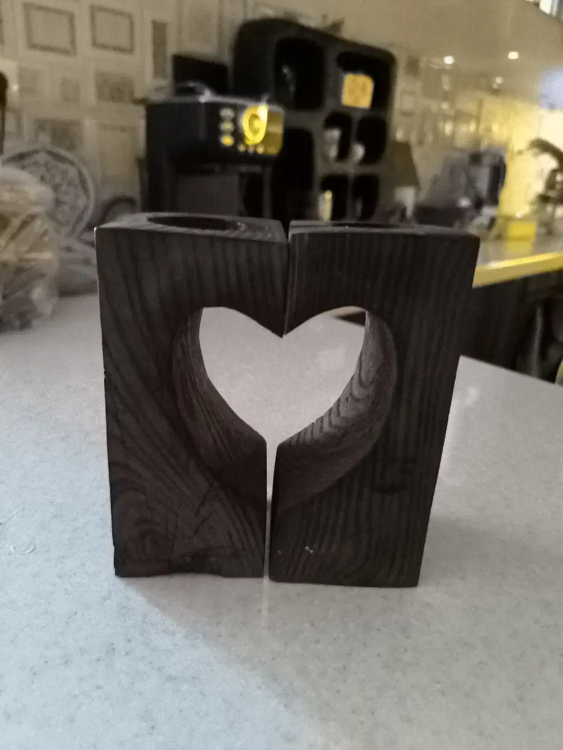 سه وسیله چوبی دست ساز اباژور کنارسالنی و وارمر|چراغ خواب و آباژور|یزد, |دیوار