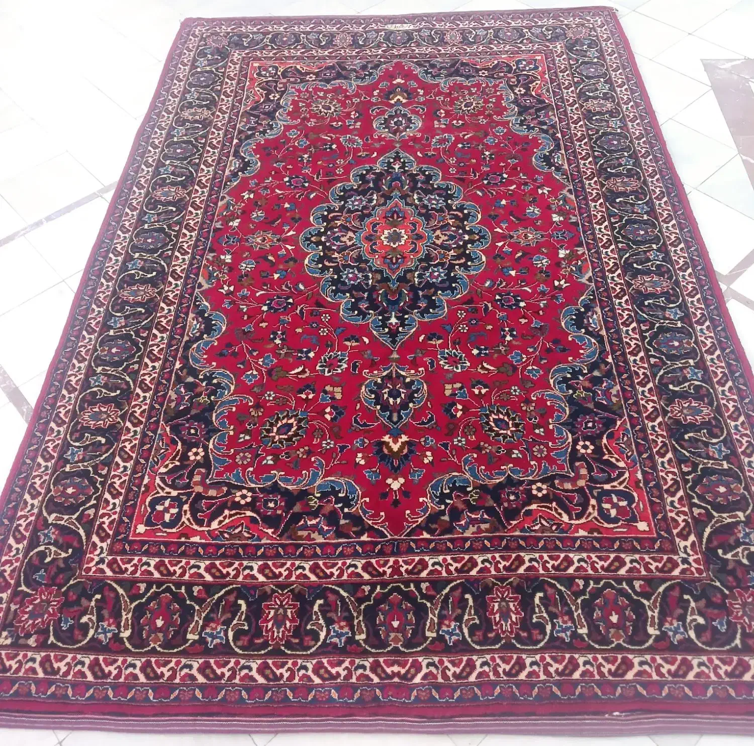 جفت ۶ متری دستباف طبس|فرش|مشهد, چهارباغ|دیوار