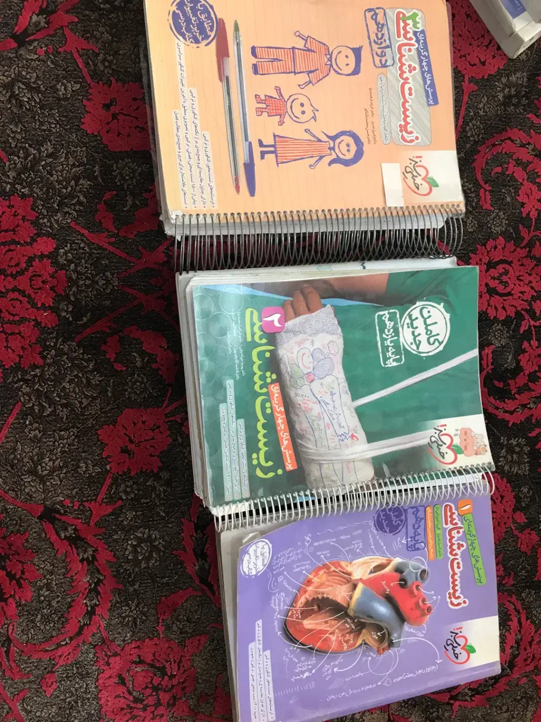 کتاب های تست کمک درسی دهم و یازدهم و دوازدهم تجربی|کتاب و مجله آموزشی|کیش, |دیوار