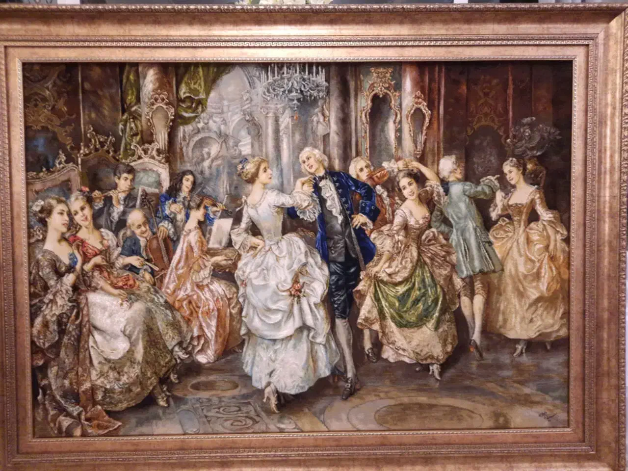 تابلوفرش دستباف کار تبریز برند سیدزاده و عبدالسلام|تابلو فرش|قم, صدوق|دیوار