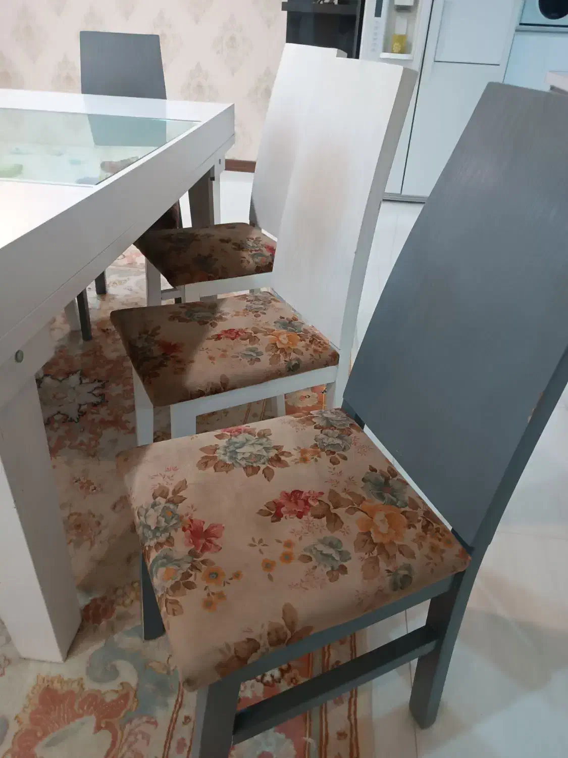 سرویس نهارخوری شش نفره|میز و صندلی غذاخوری|نیشابور, شهرک فرهنگیان|دیوار