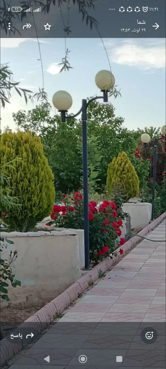 پایه چراغ باغی|لامپ و چراغ|شیراز, شهرک گلستان|دیوار