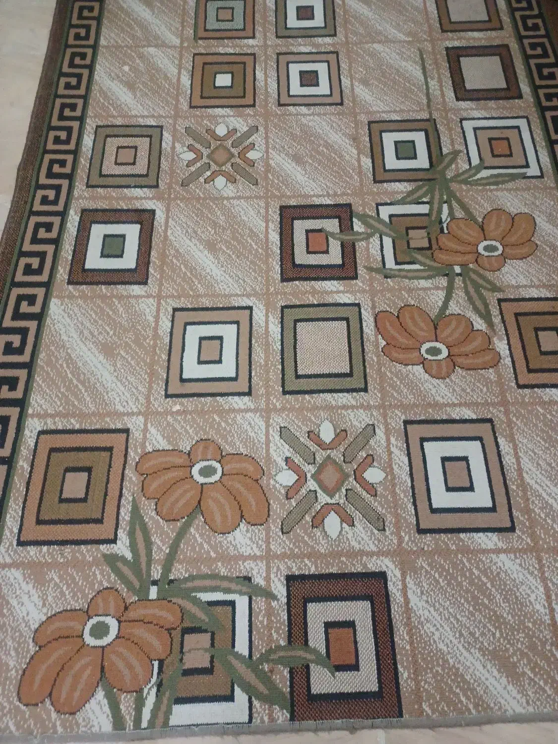 گلیم آشپزخانه|گلیم، جاجیم، گبه|نیشابور, خط کاشمر|دیوار